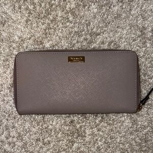 Kate spade Gray Zip Wallet